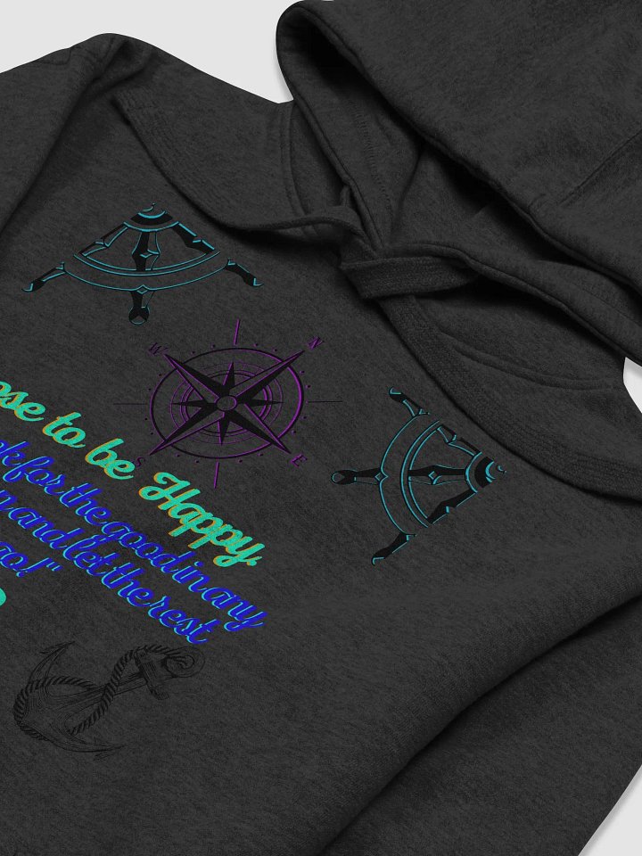 Chose to be happy pull over hoodie product image (1)