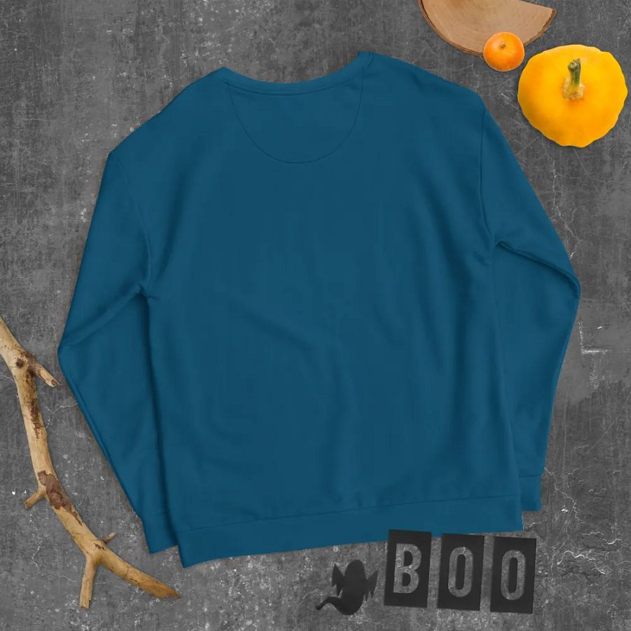Plain Dark Blue True Summer Unisex Recycled Polyester Heavyweight Premium Sweatshirt by Treasure Pie product image (11)