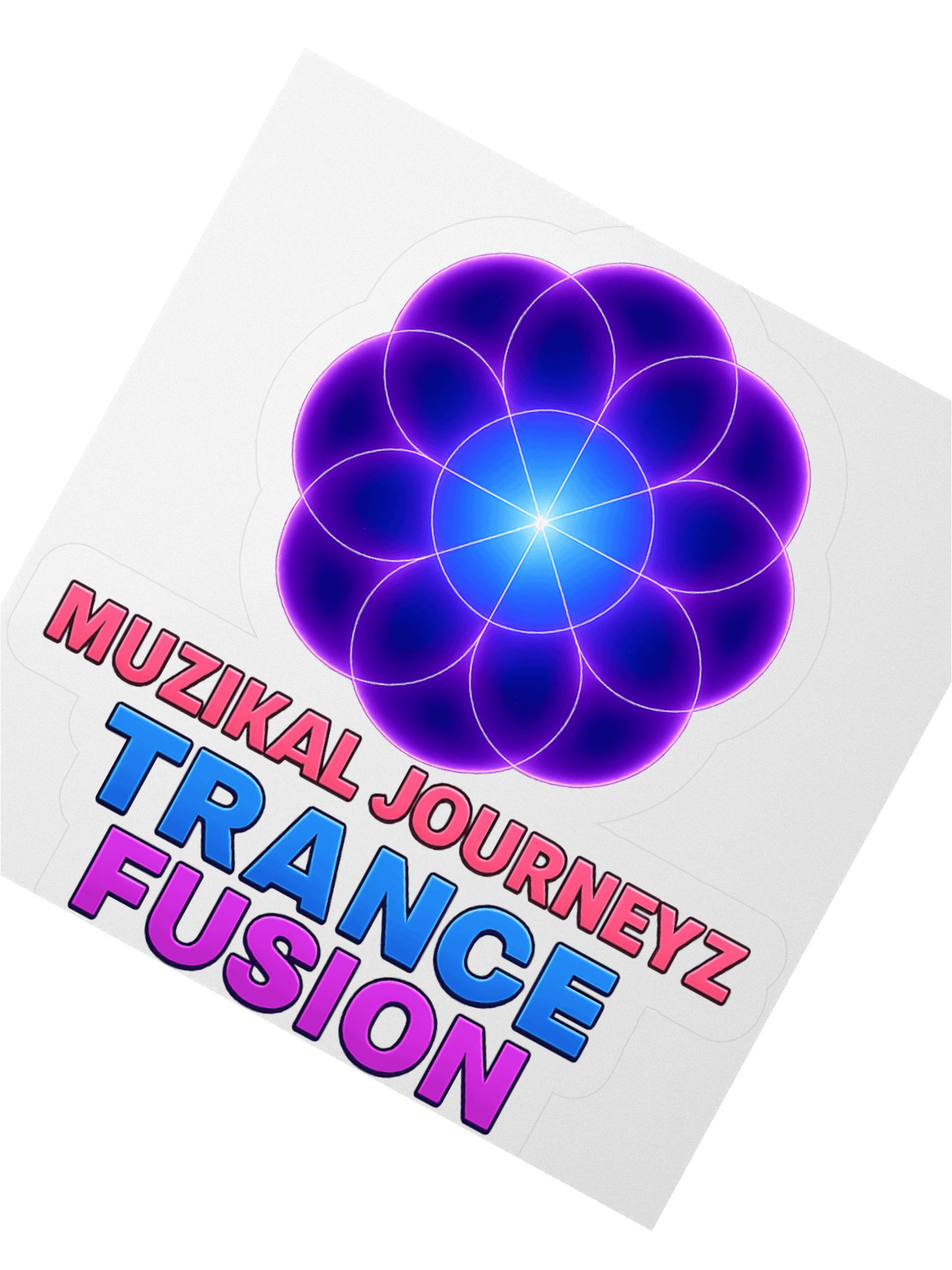 Trance Fusion Flower Kiss Cut Stickers product image (2)