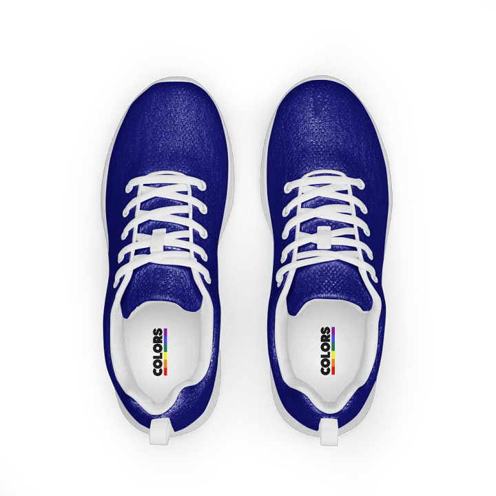 Men's Navy Blue Athletic Shoes Lace-up Sneakers product image (1)