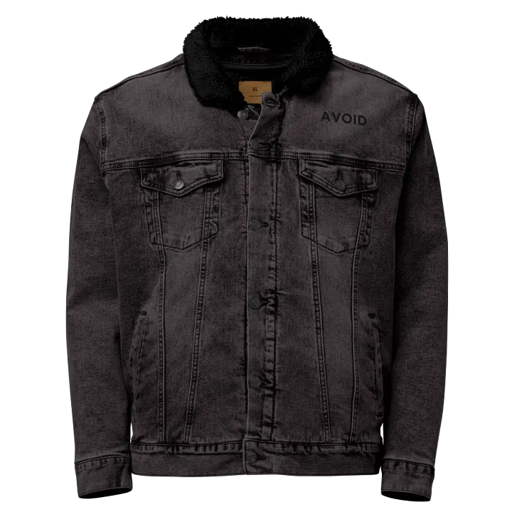 Shadow Shearling Denim Jacket product image (1)
