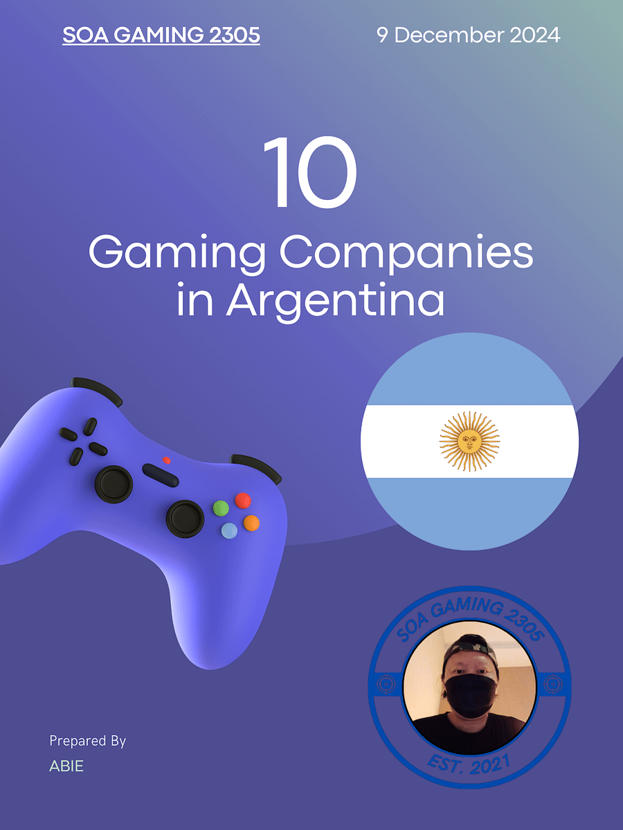 Unlock Argentina’s Gaming Industry: The Top 10 Companies Hiring Now and How to Secure Your Dream Job! product image (1)