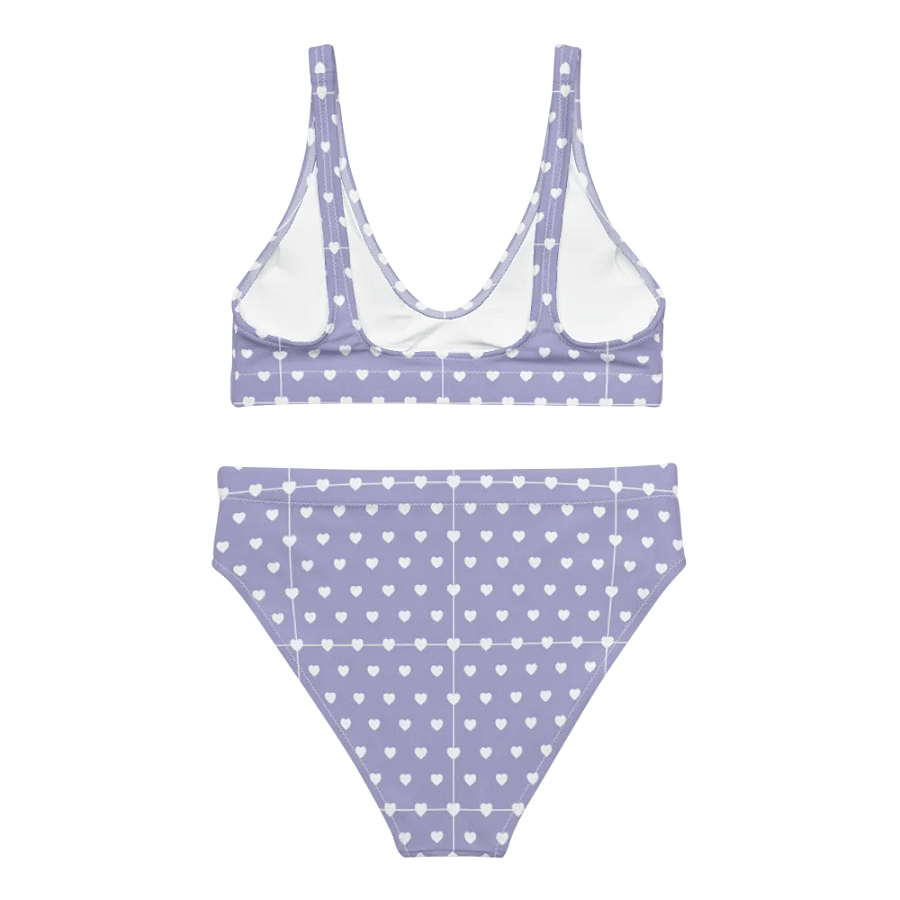Pastel Heart Seamless Pattern High Waisted Bikini - V14 product image (2)