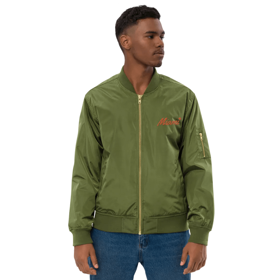 Threadfast Apparel Premium Bomber Jacket - Font Style (8) product image (6)