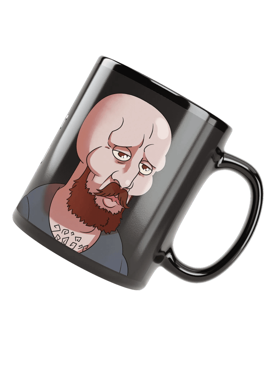The Bald Beardy Boi's Black Mug product image (4)