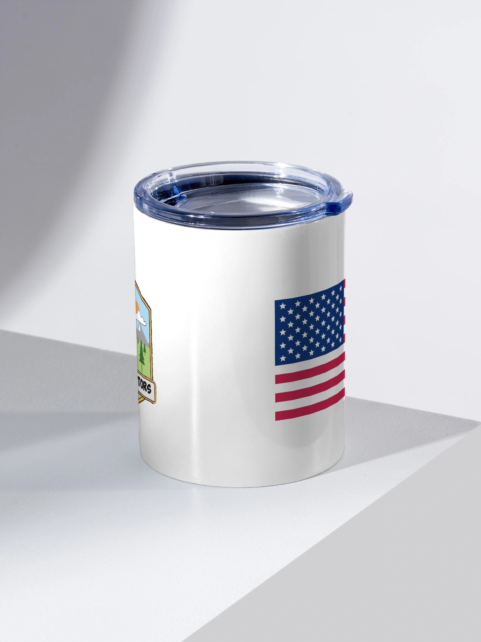 Campfires and Motors Patriotic 10oz Tumbler product image (2)