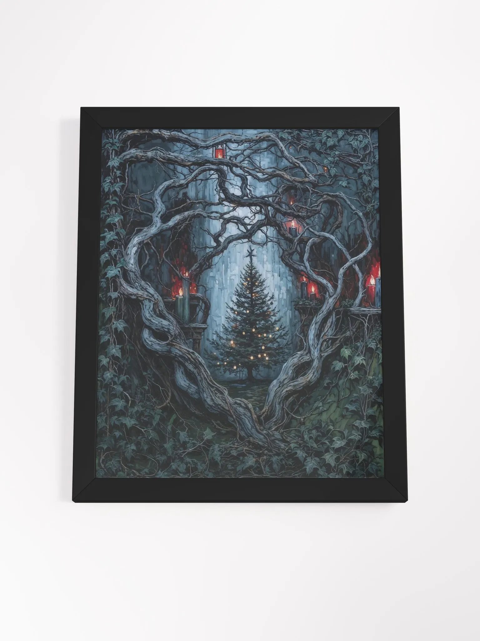 Dark Christmas Pathway Framed Print product image (17)