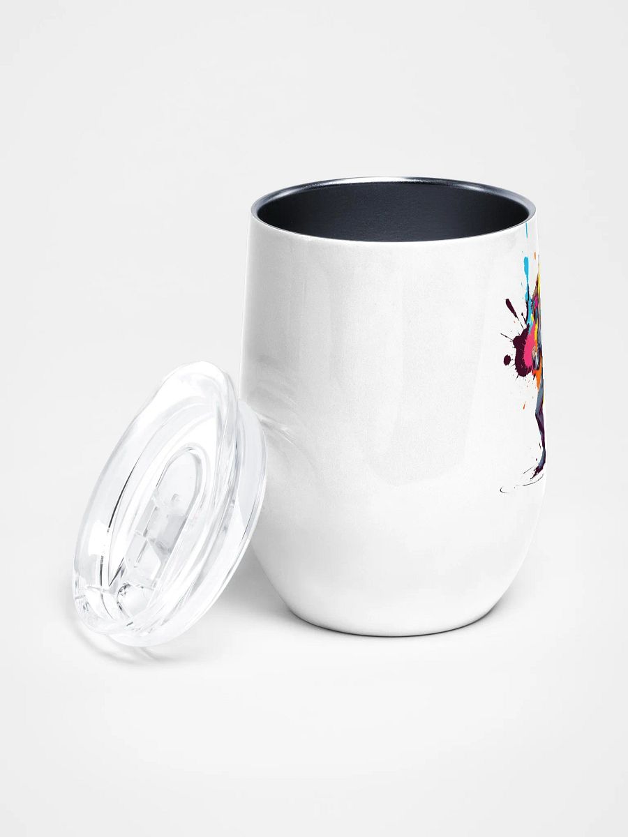 Wine Tumbler ( D_0144_Color Kick Taekwondo Boy of the Streets ) product image (2)