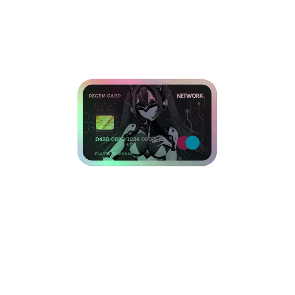 Degen Member Card! Sticker product image (1)