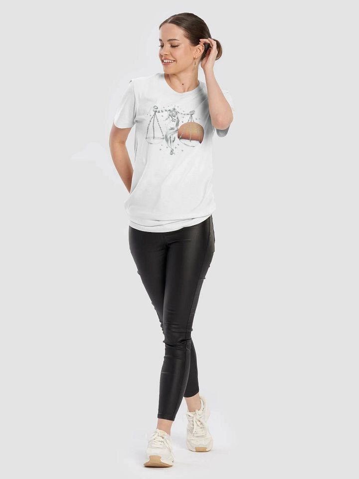 Unisex Libra Zodiac T-Shirt - Celestial Scales Design, Astrology Gift product image (82)
