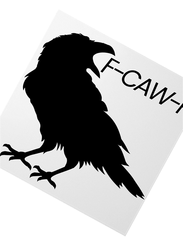 F-CAW-F Crow Sticker product image (4)