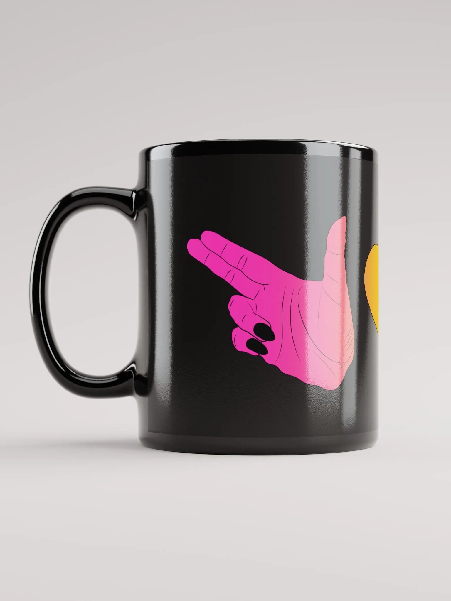 Finger Guns (pan flag) Mug product image (12)