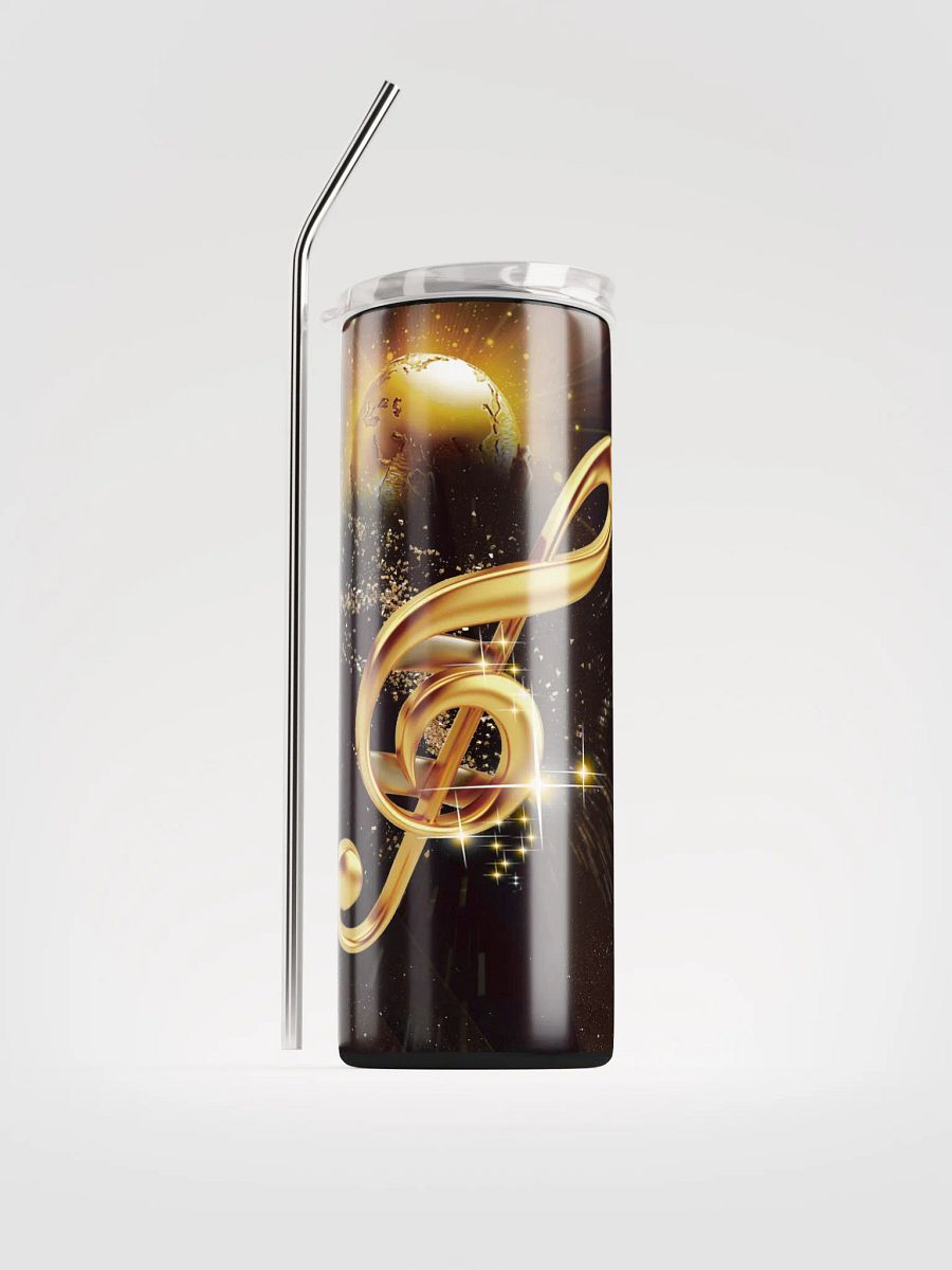 3D Golden Music Tumbler product image (1)