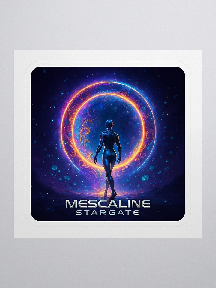 Mescaline Stargate Portal Glyph Stickers | Kiss-Cut Vinyl Pack product image (1)