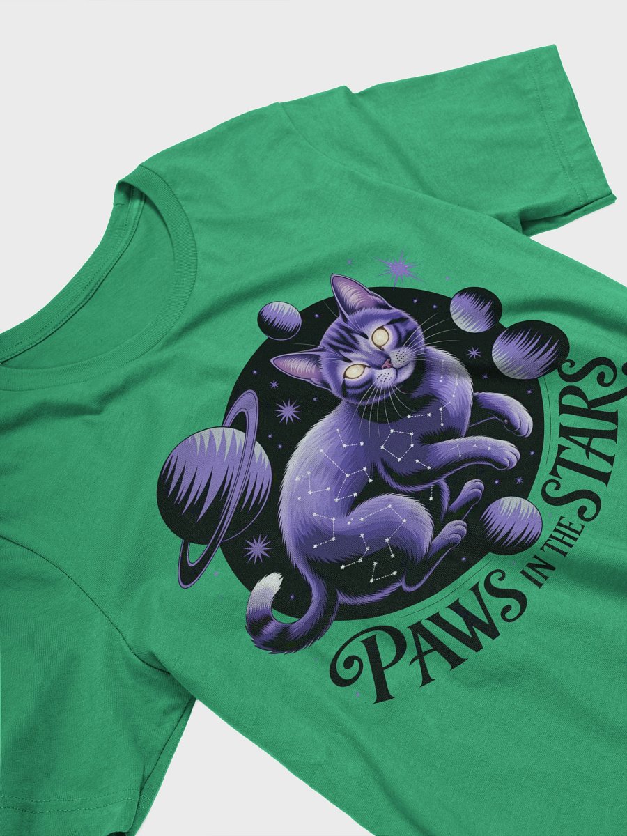 Celestial Feline Glow T-Shirt product image (4)