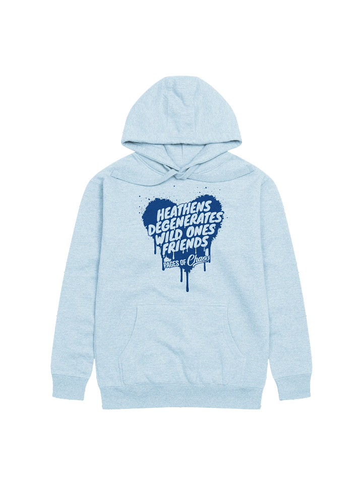 Heathens, Degenerates, Wild Ones, and Friends Hoodie - Blue product image (1)
