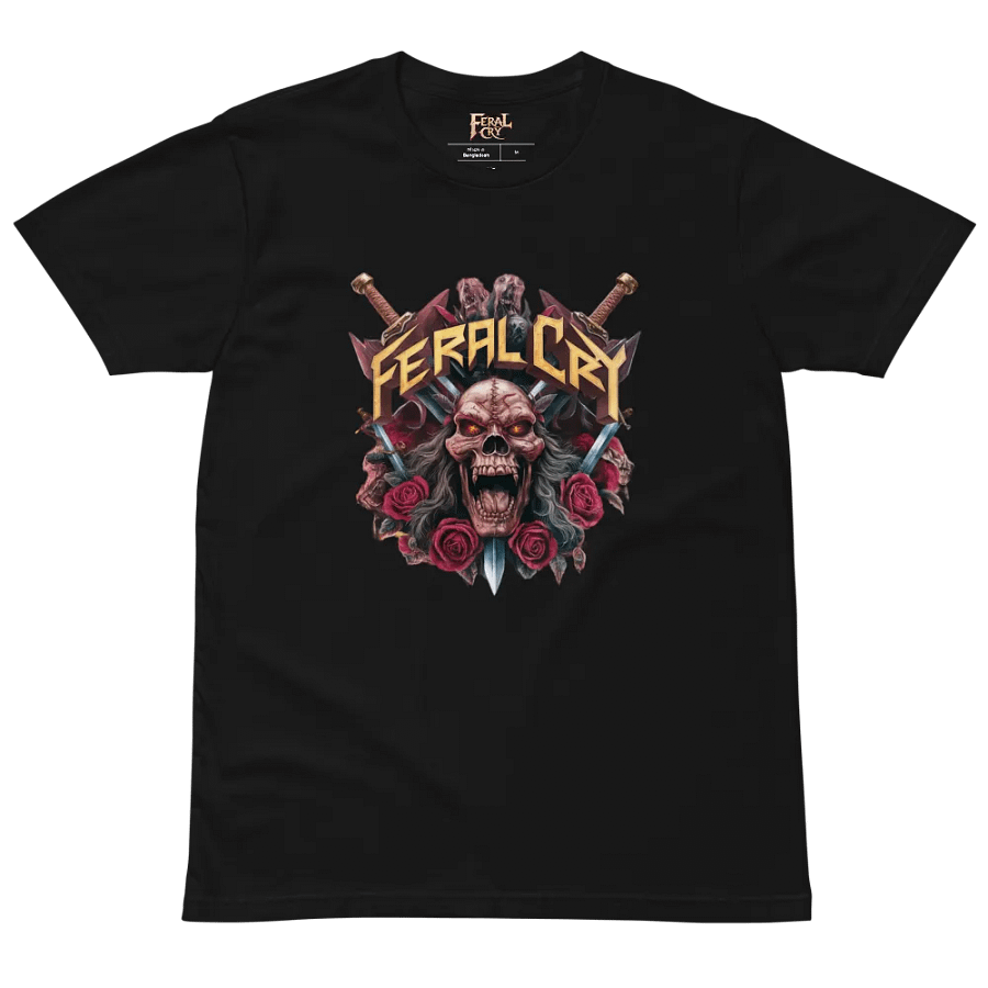 Sinister Skull and Roses Unisex T-Shirt product image (5)