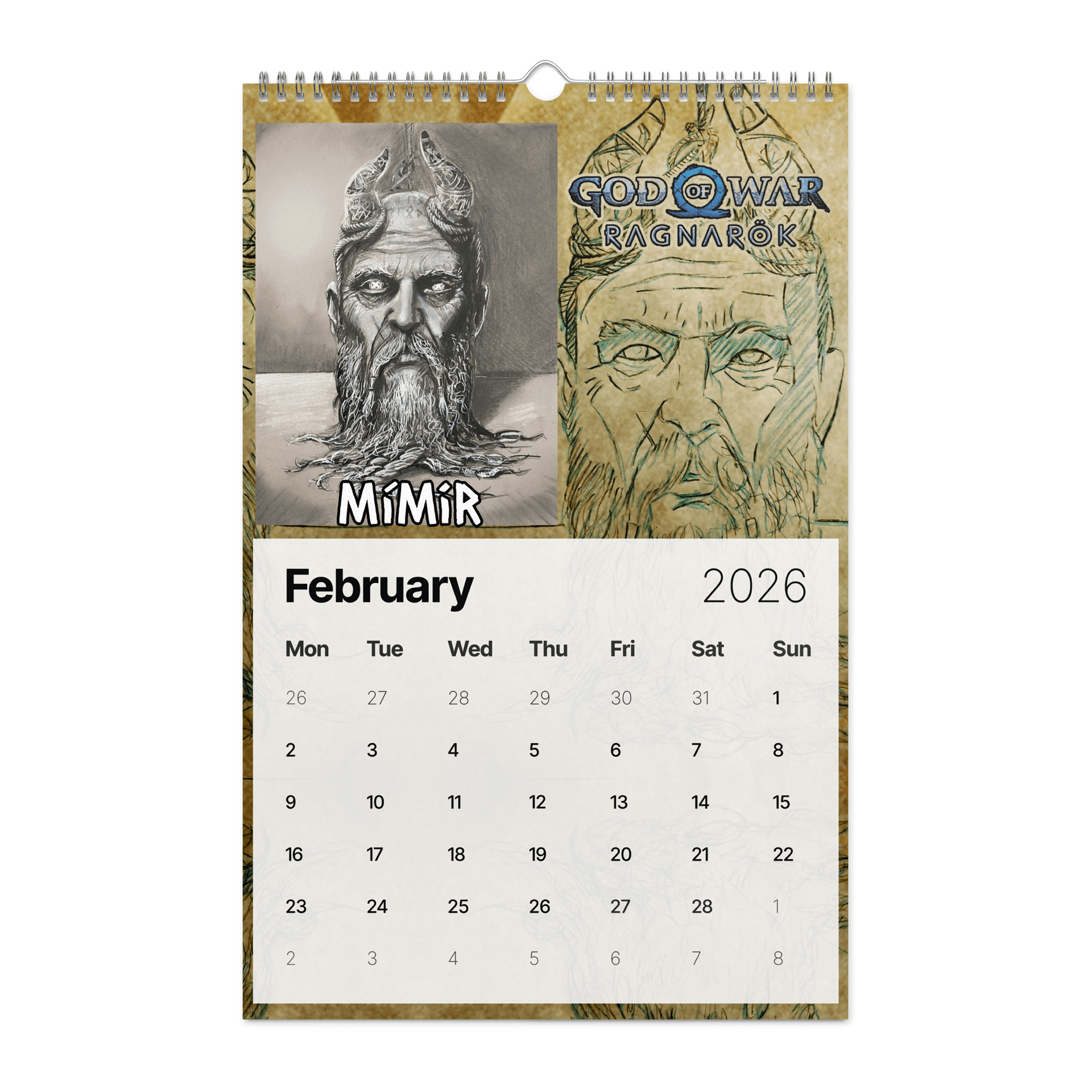 ELFSAR's 2026 God of War Ragnarök Calendar product image (3)