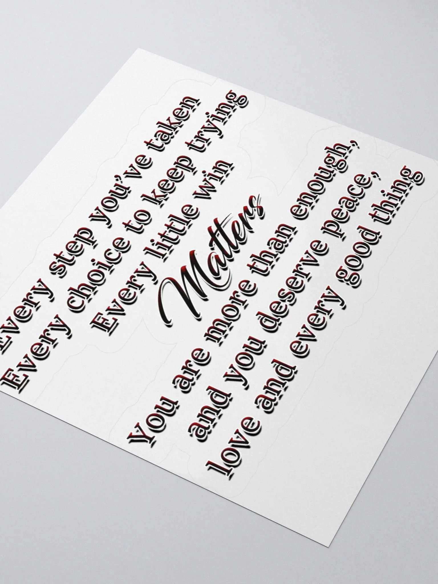 Positivity - Every Step Sticker product image (9)