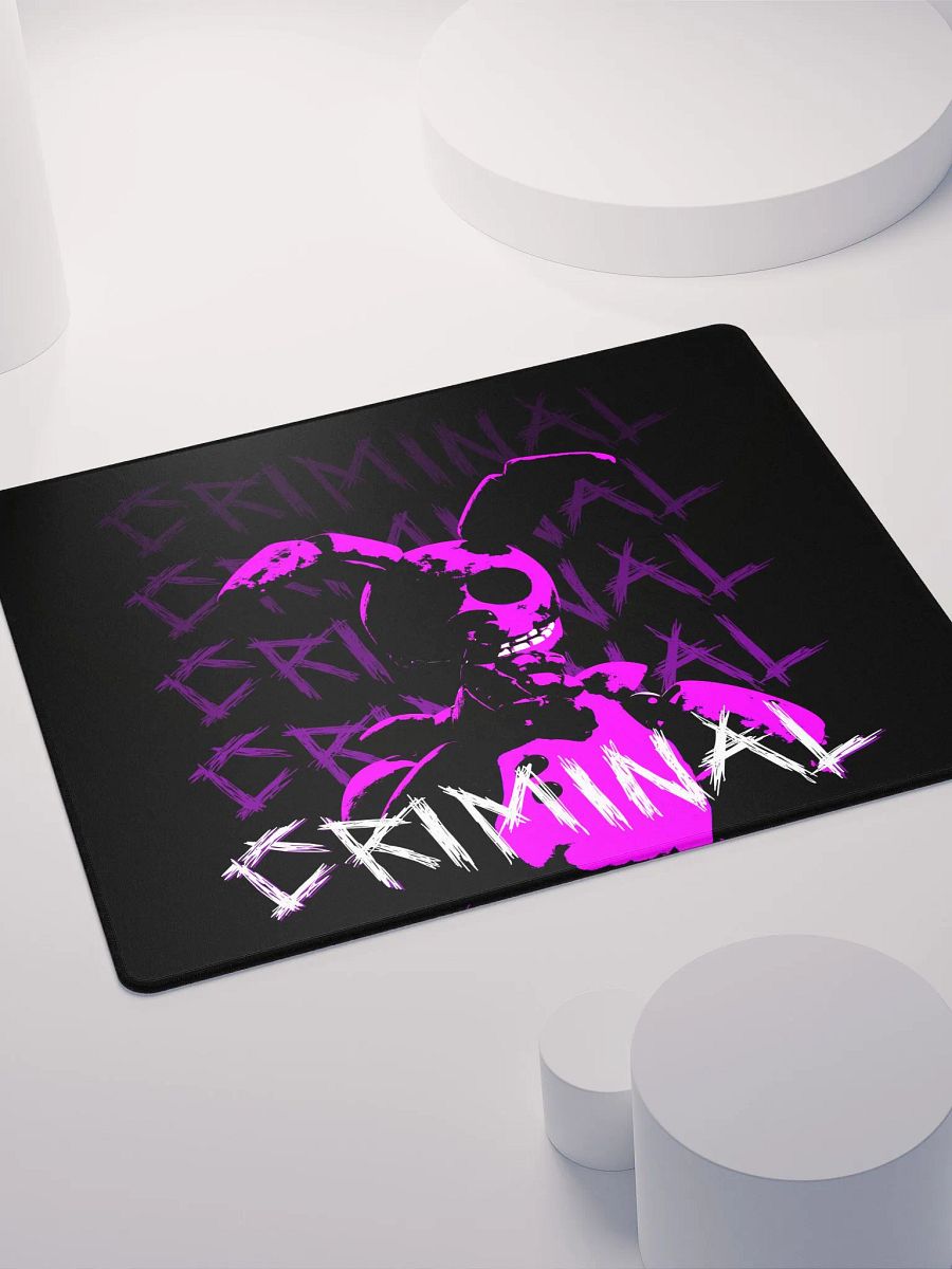 CRIMINAL - PREMIUM Gaming Mousepad (Black) product image (4)