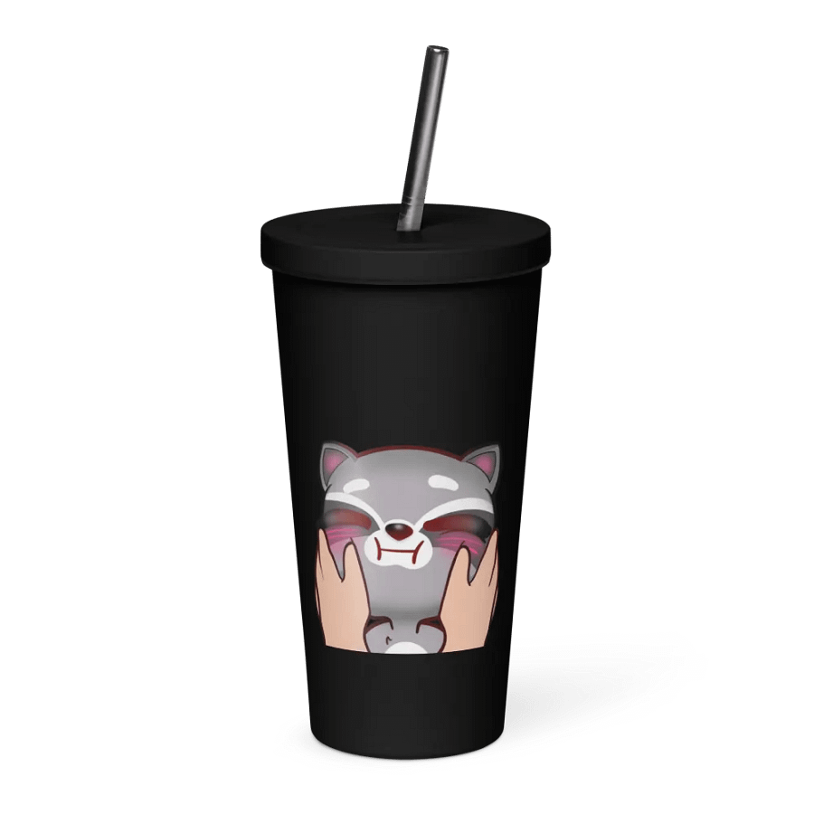 Cute Raccoon Insulated Tumbler product image (1)