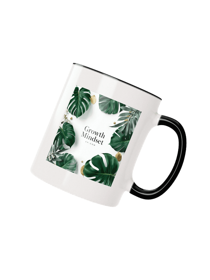 The Monstera Mindset Mug - Botanical Gold Foil Design product image (3)