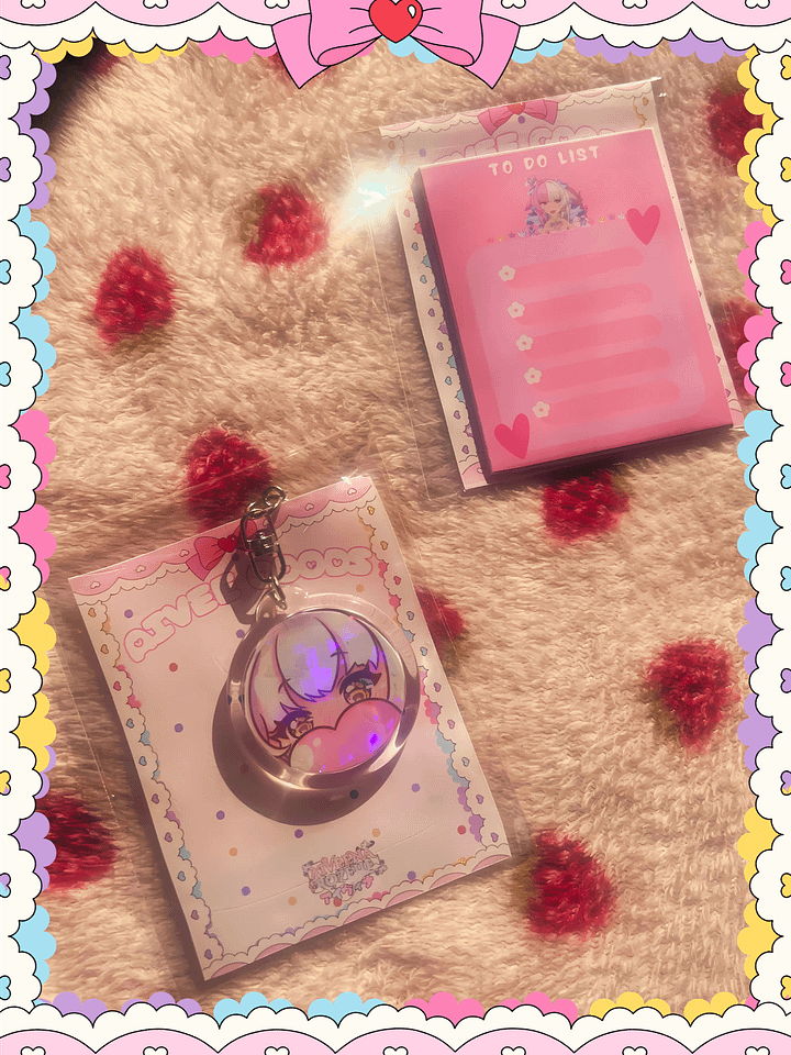 Happy Set Kawaii Notepad and Keychain Bundle product image (5)