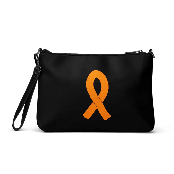 Crossbody Bag - Black - Cancer Awareness Orange Ribbon product image (2)