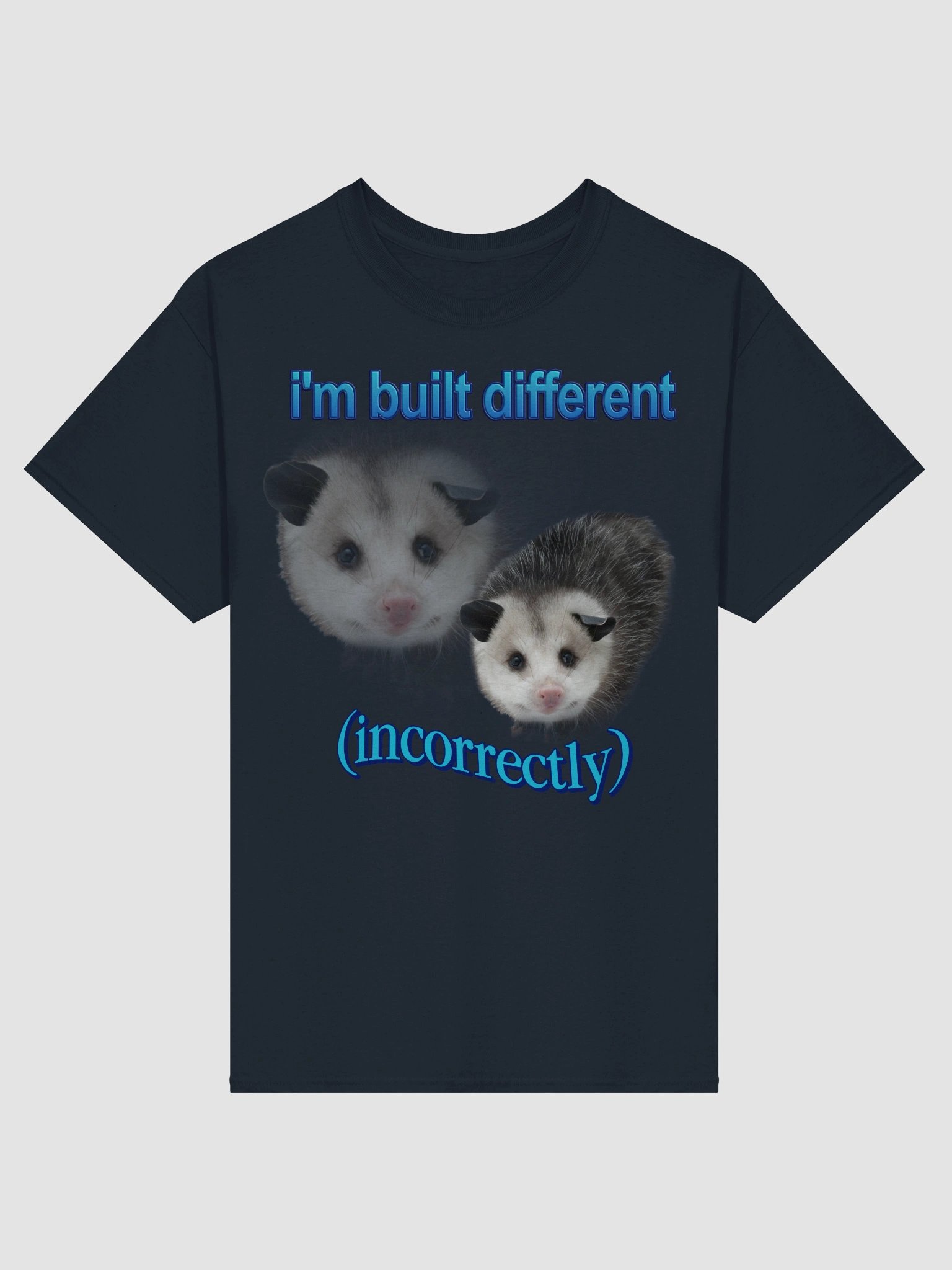Built Different Possum T-shirt product image (110)