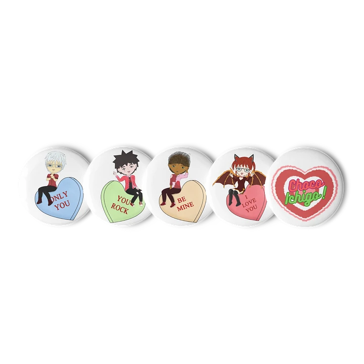 Choco Ichigo! Candy Heart Pins Part 2 product image (1)