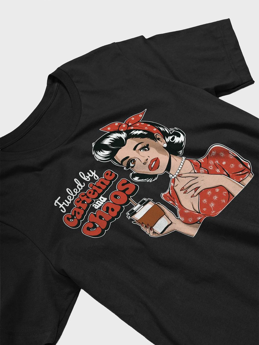 Caffeine Chaos Retro T-Shirt product image (2)