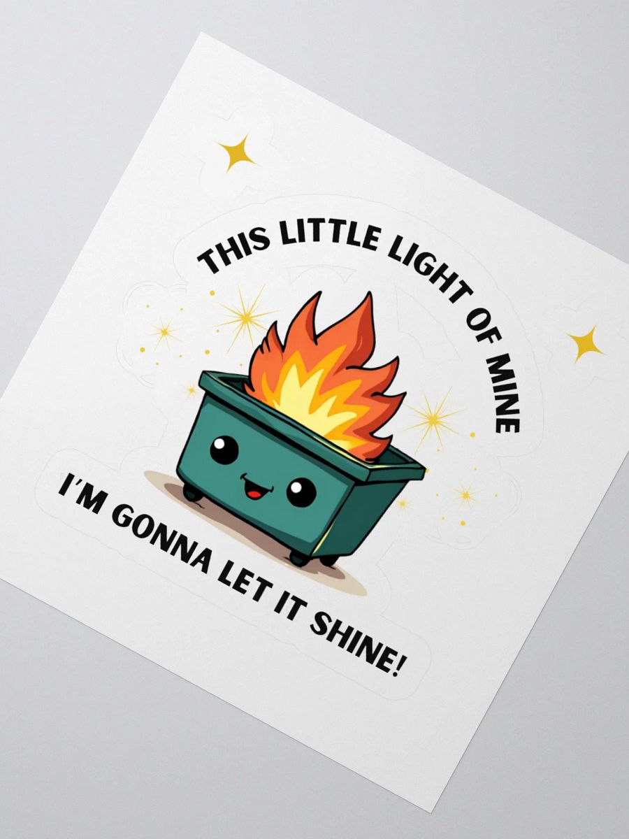 Dumpster Fire Delight Stickers product image (4)