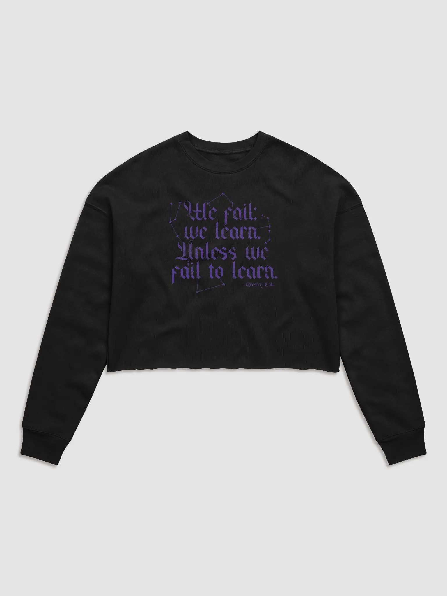 We Fail We Learn Crop Sweatshirt product image (3)