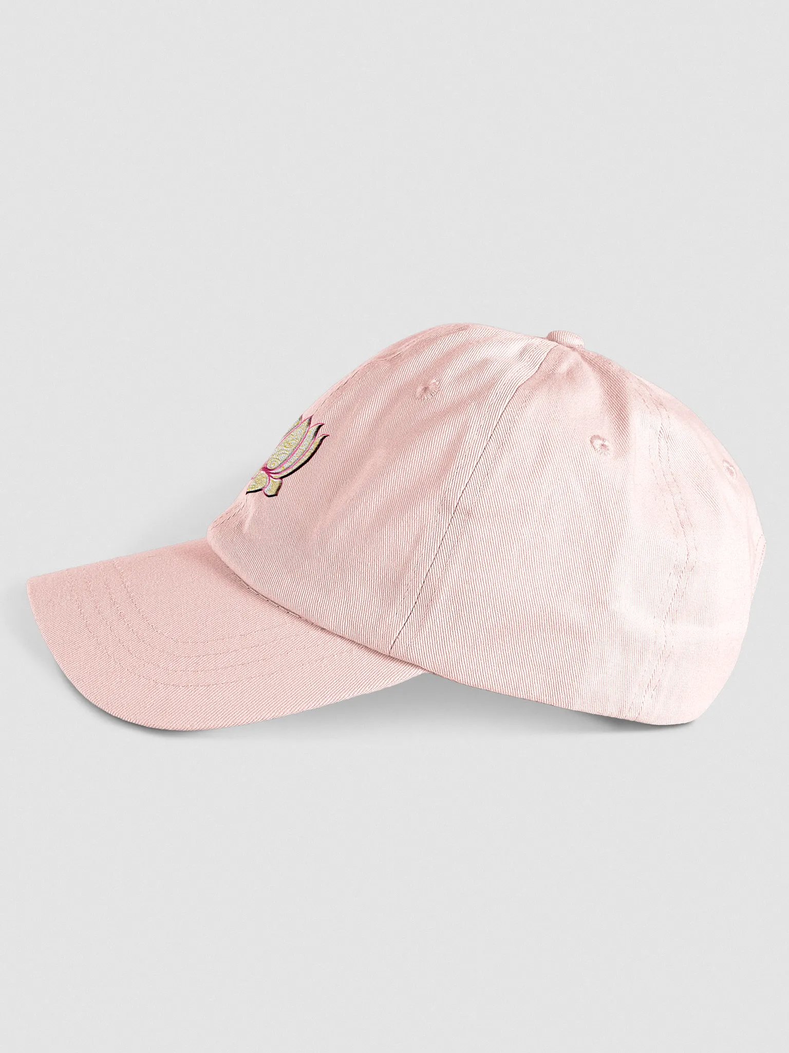 Lotus Blossom Gold-Trimmed Dad Hat product image (3)