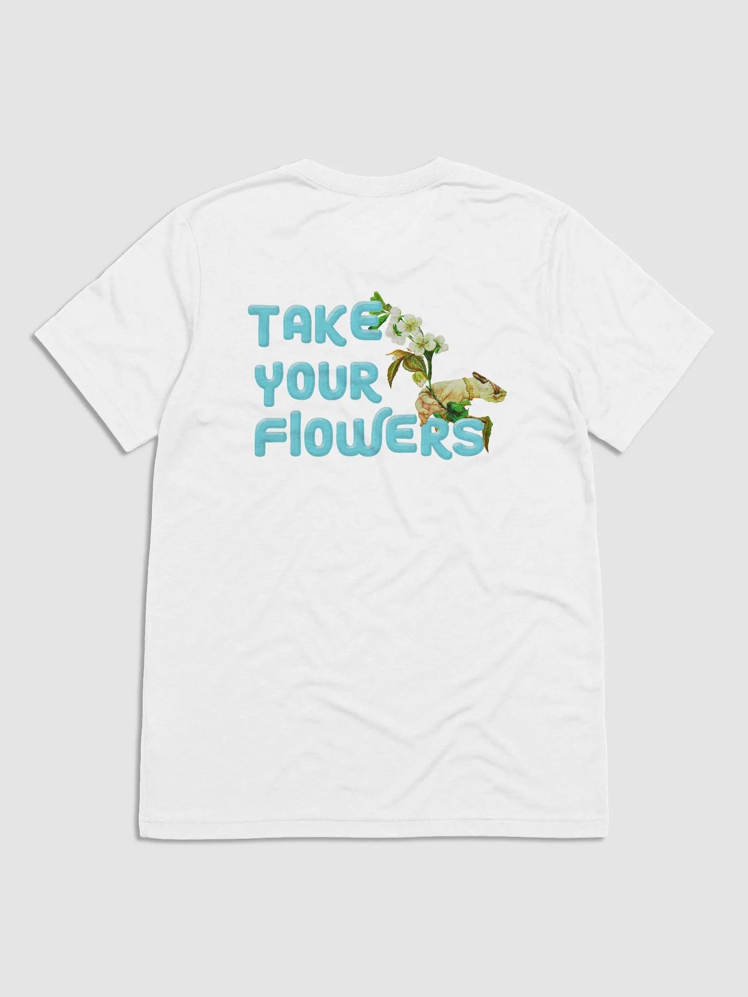 TAKE YOUR FLOWERS T-Shirt Easter Blue product image (2)