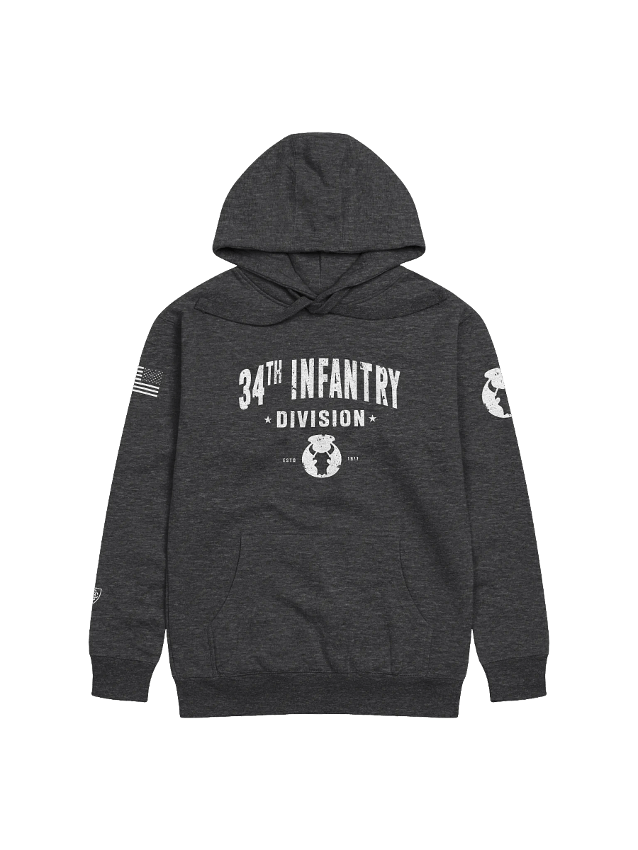 34th Infantry Division - Red Bull " Distressed" Hoodie product image (4)