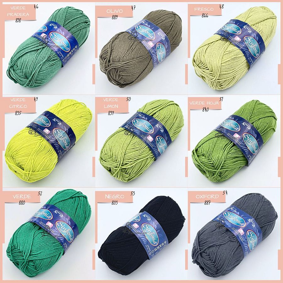 SINFONIA – Premium Mercerized Cotton Yarn🧶 [100g]100% Mercerized Cotton product image (7)