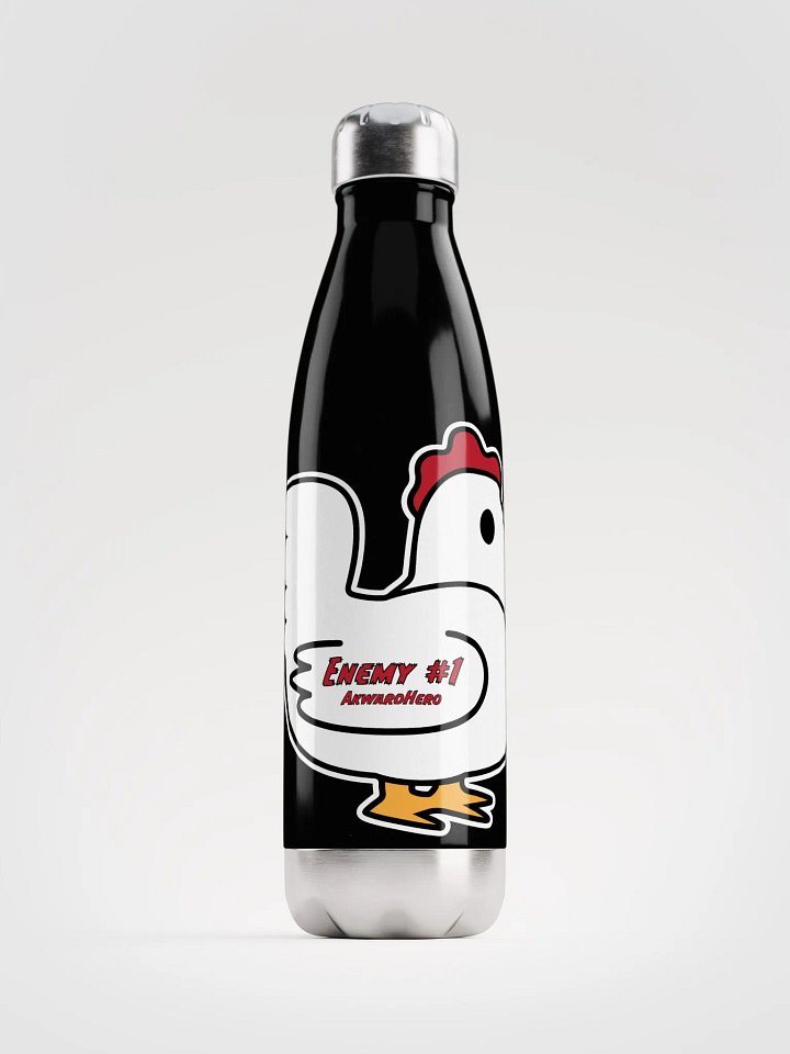 Chicken Slayer Enemy #1 Water Bottle product image (2)