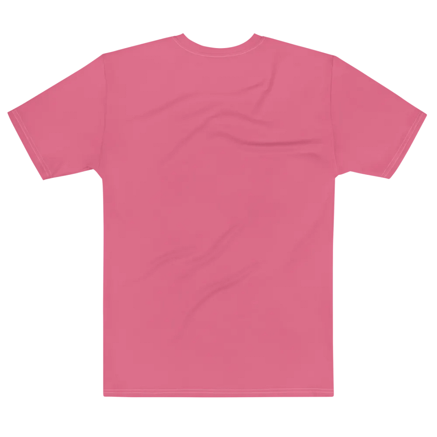 Plain Rosy Pink True Summer Men's Crewneck Polyester Heavyweight Premium T-Shirt by Treasure Pie product image (7)