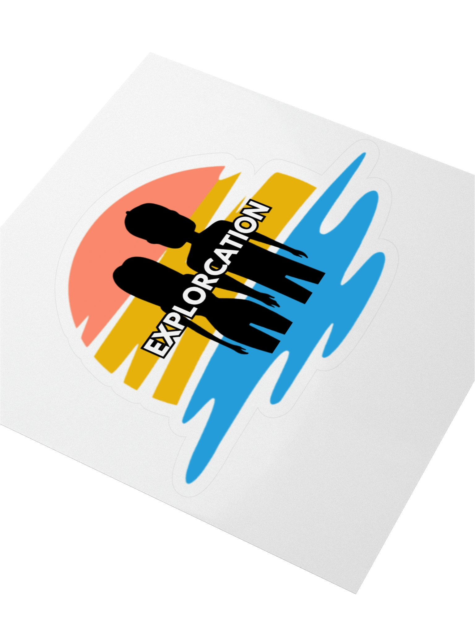 Retro Logo Sticker product image (3)