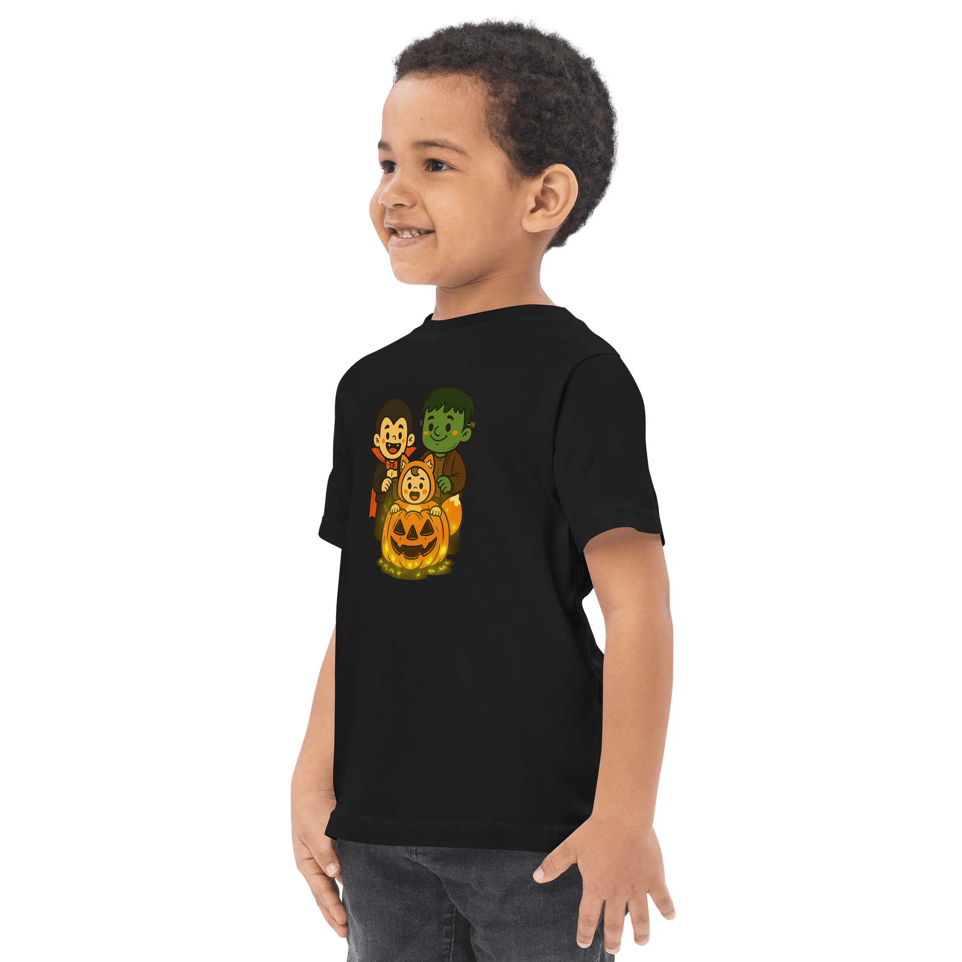 Spooktacular Toddler Halloween Jersey Tee product image (8)