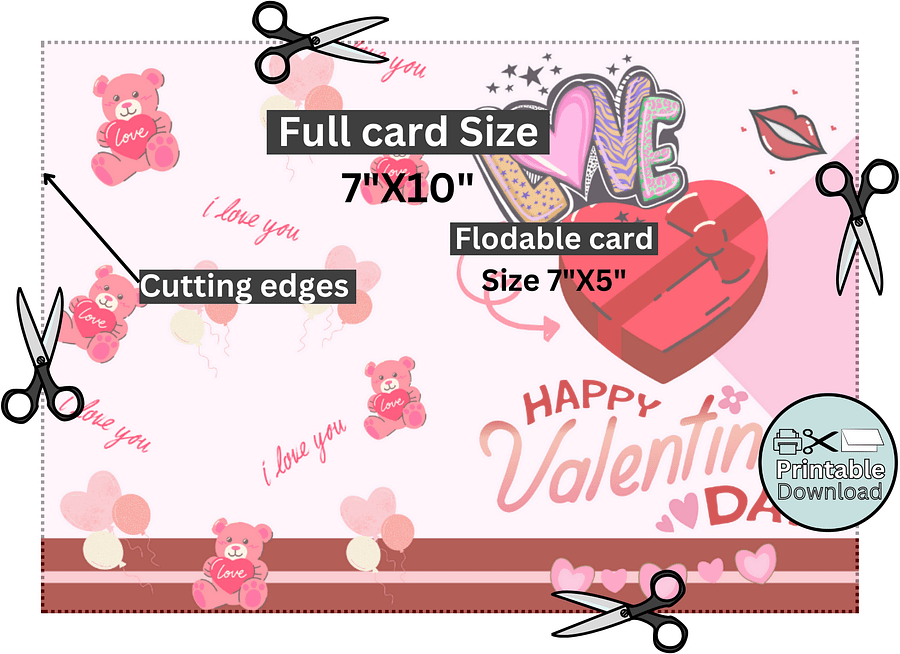 Valentine's day card-01 product image (3)