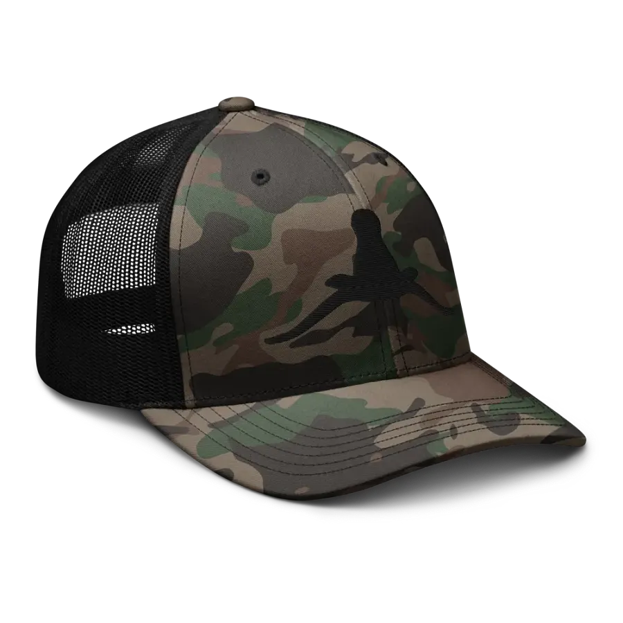 HORNS DOWN Camouflage Trucker Hat for Outdoor Enthusiasts product image (8)