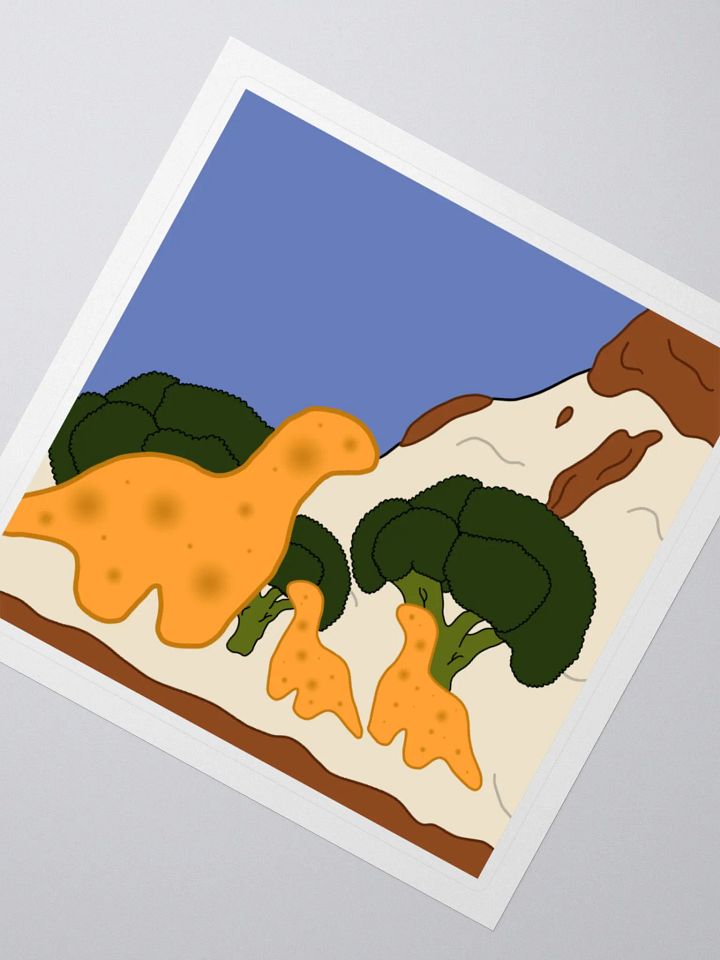 Landscape dino nug sticker product image (4)