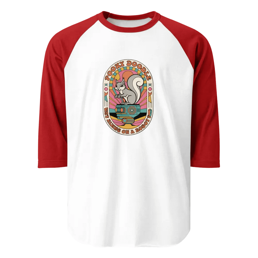 Pooky Doodle Robot Raglan Tee product image (1)