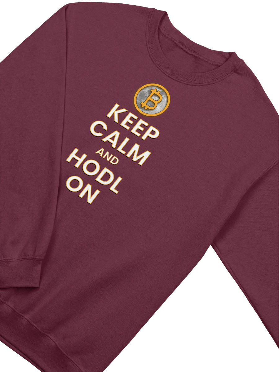 KEEP CALM AND HODL ON SWEATSHIRT product image (3)