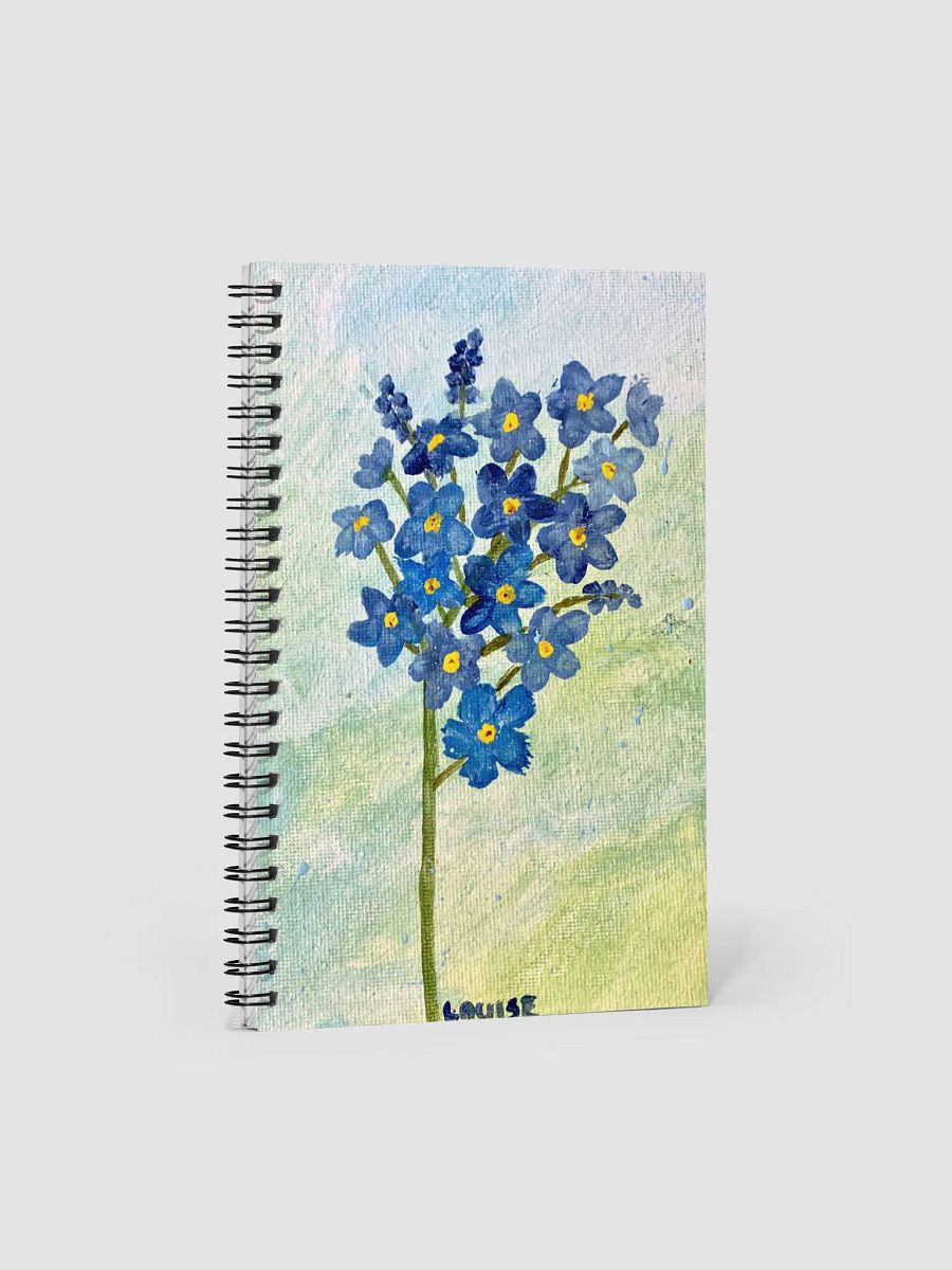 Forget-Me-Not Spiral Notebook product image (1)