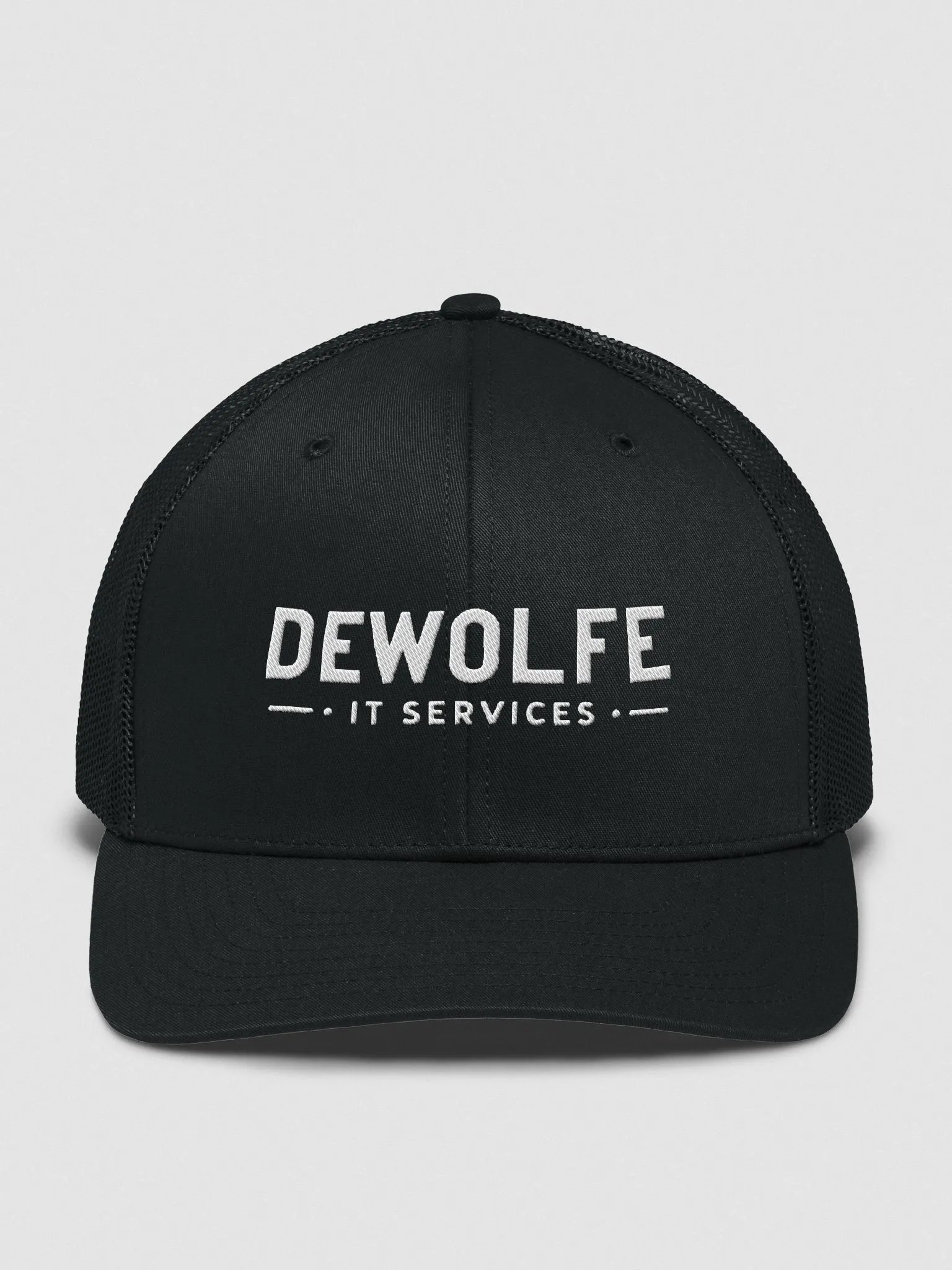 DEWOLFE IT SERVICES Dark Mode Trucker Hat product image (1)