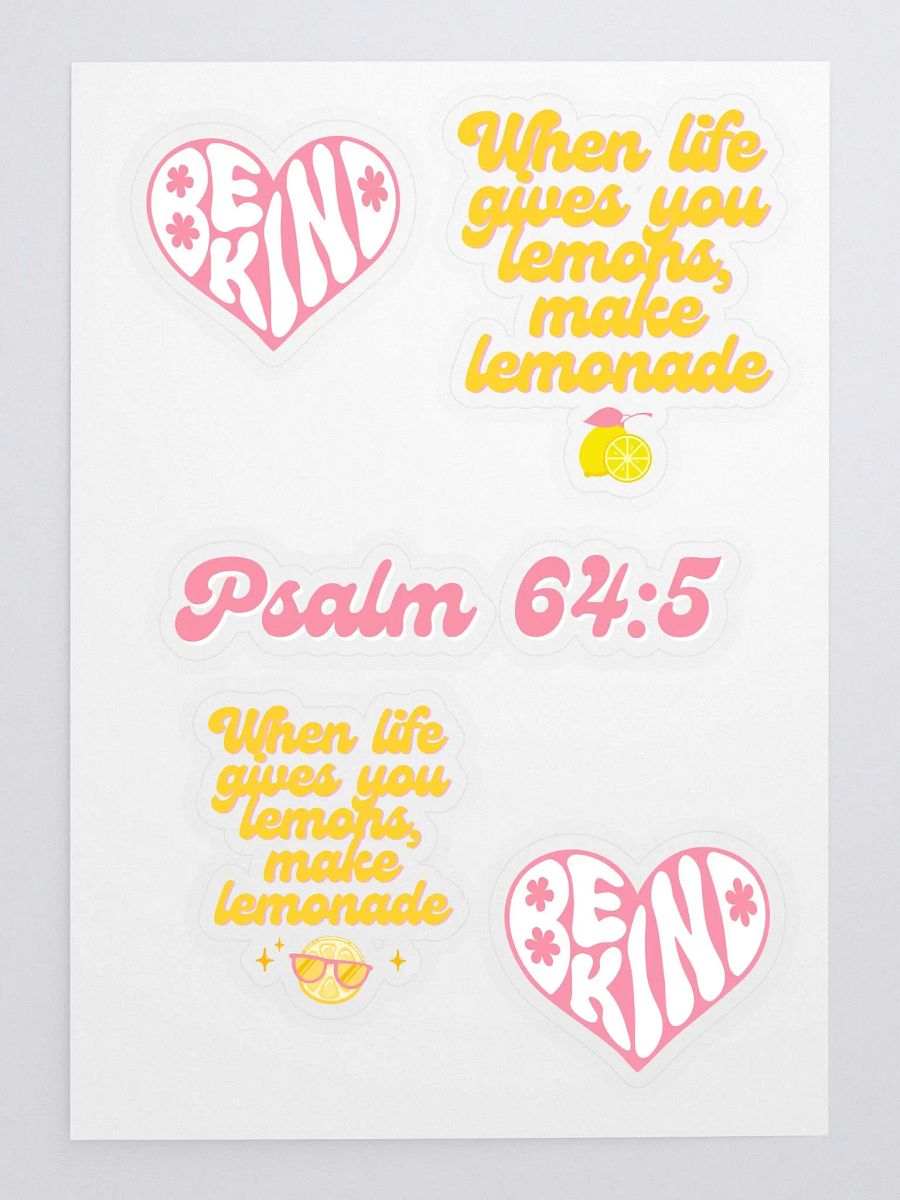 Kindness & Lemonade Stickers product image (3)