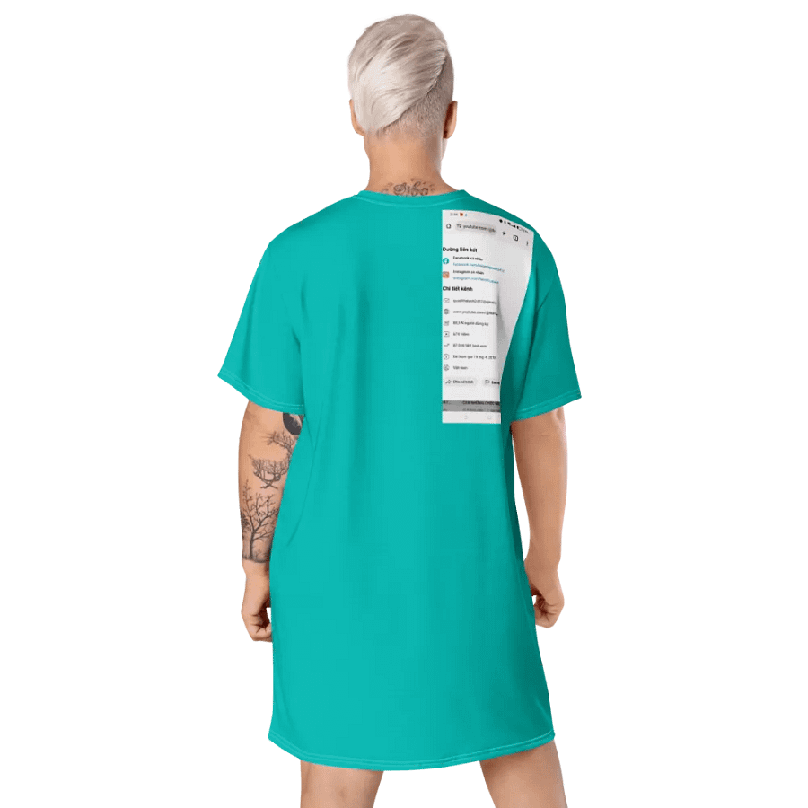 Váy thun in toàn thân/Full body printed T-shirt dress product image (9)
